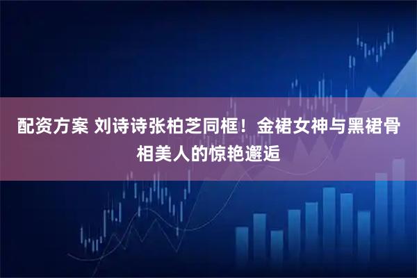 配资方案 刘诗诗张柏芝同框！金裙女神与黑裙骨相美人的惊艳邂逅